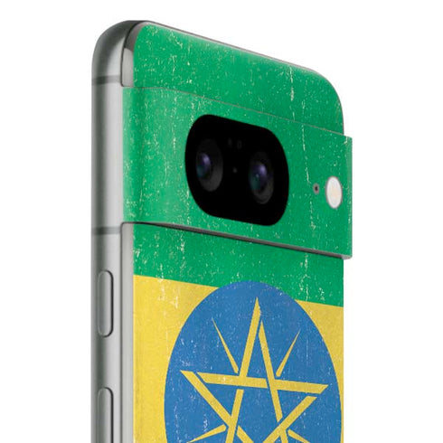 Ethiopia Flag Distressed Google Pixel 8 Skin